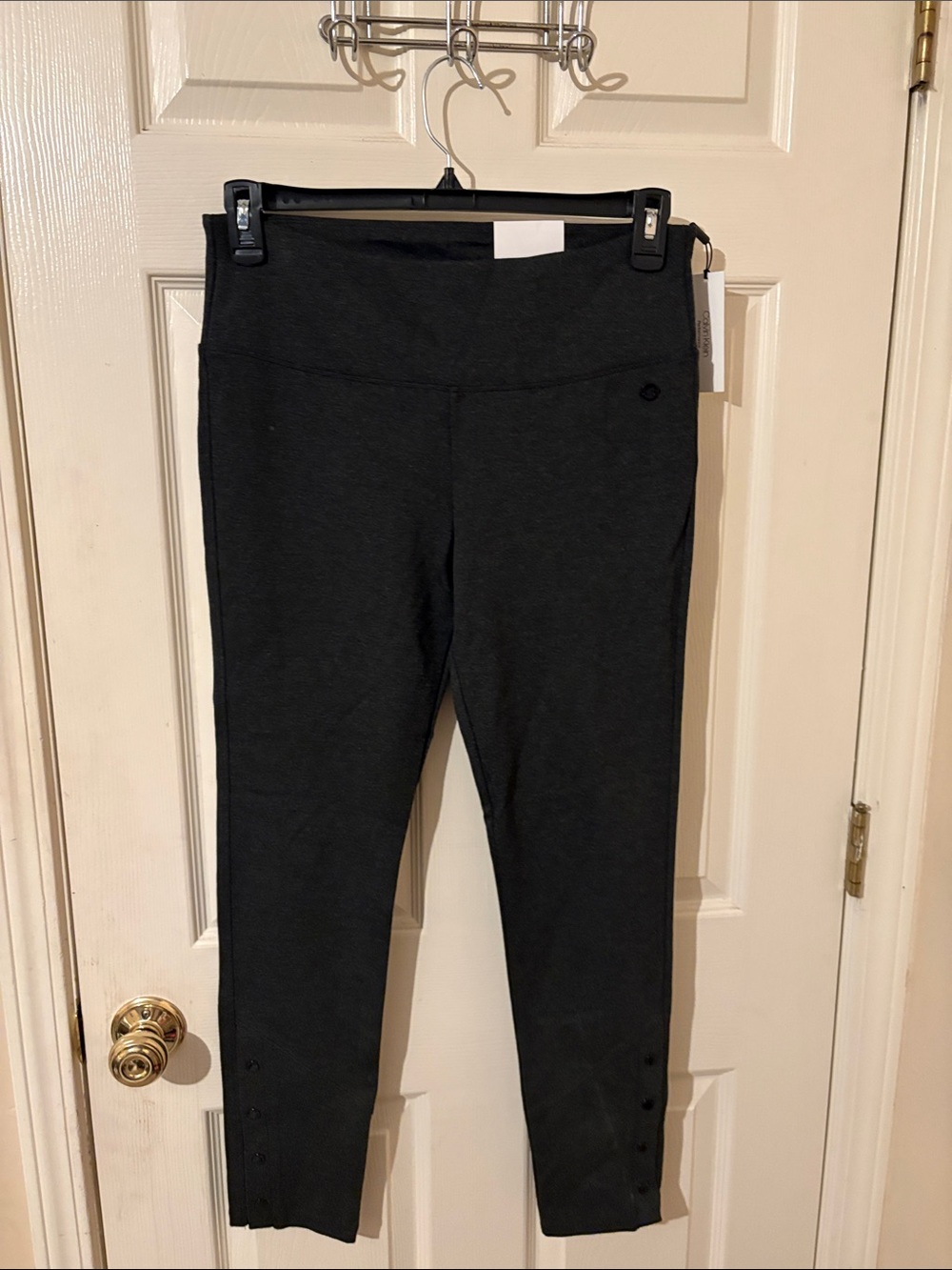 Calvin Klein Charcoal Gray High-Waist Leggings